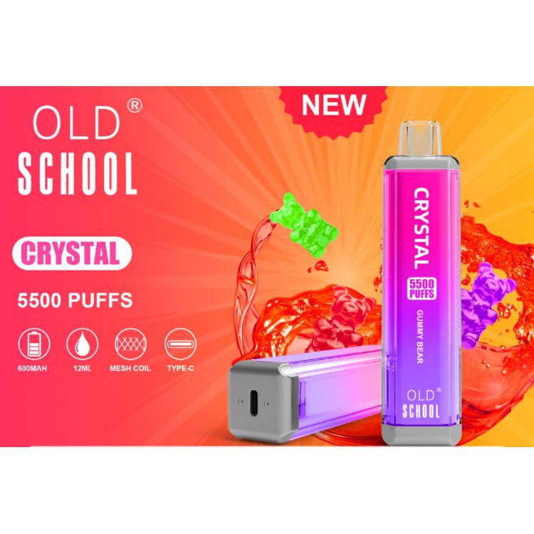 Crystal 5500 puffs engångsvap